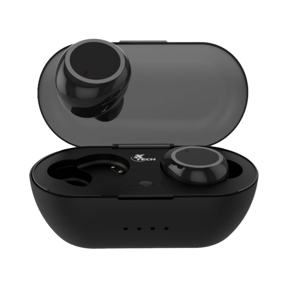 AURICULAR CON MICROFONO XTECH XTH-700 VOXDOTS EARPH/BLUETOOTH/WIRELESS NEGRO