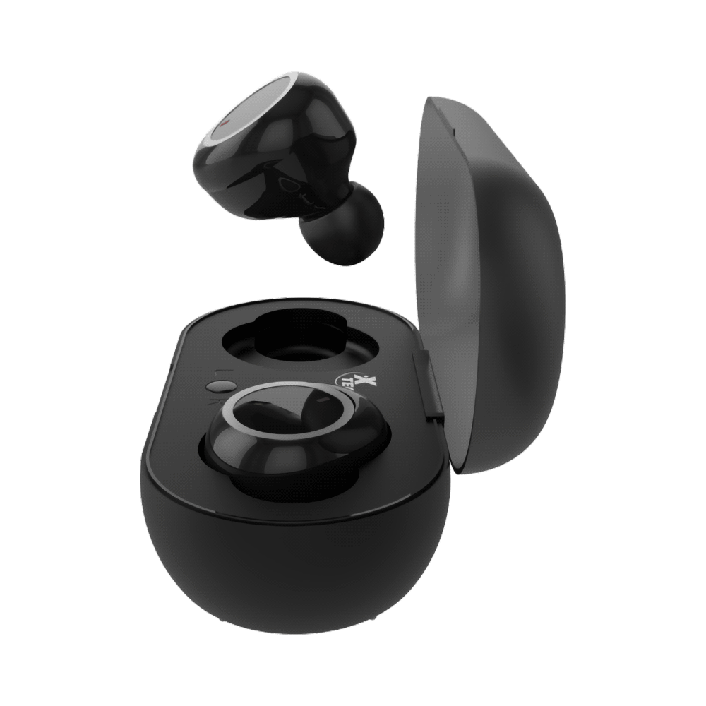 AURICULAR CON MICROFONO XTECH XTH-700 VOXDOTS EARPH/BLUETOOTH/WIRELESS NEGRO