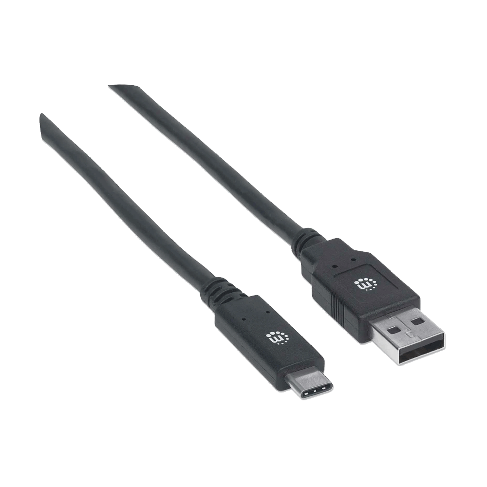 CABLE USB-A/USB-C 354974 2MT BOLSA NEGRO