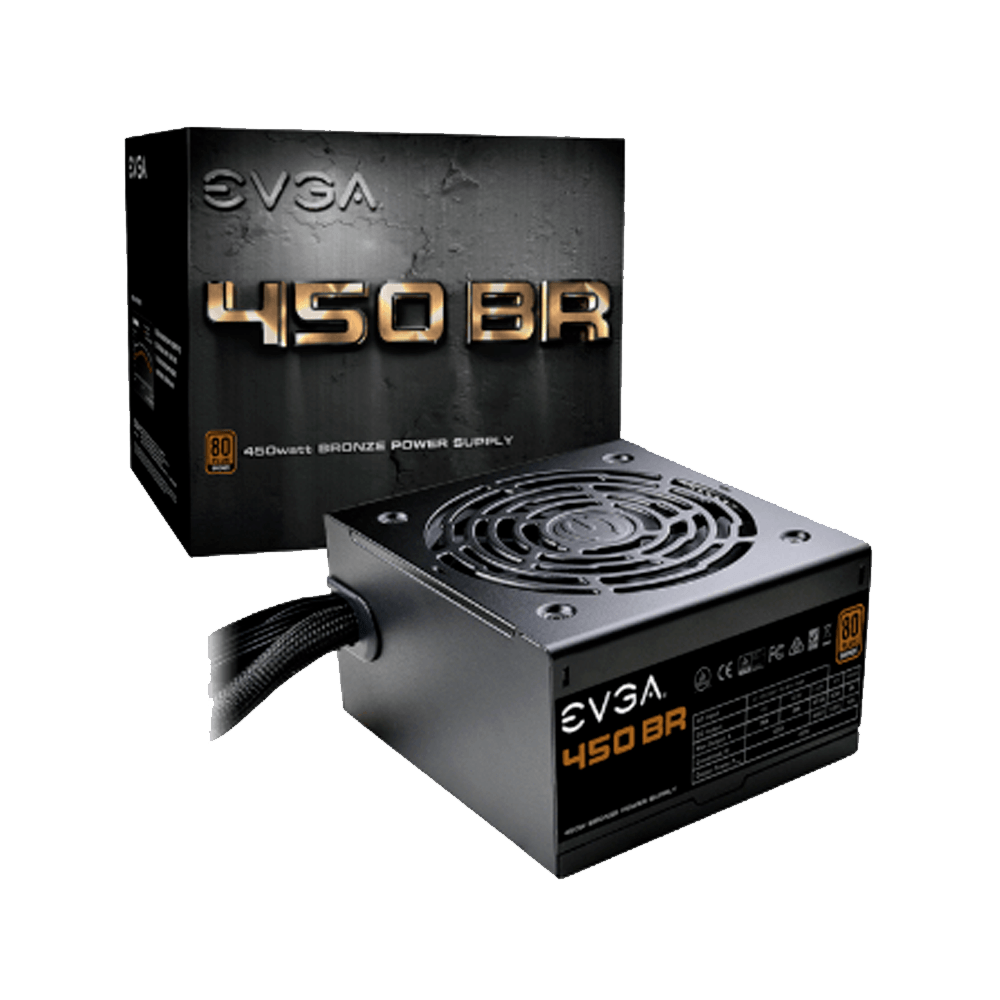 FUENTE EVGA  450W 80PLUS BRONZE 100-BR-0450-K1