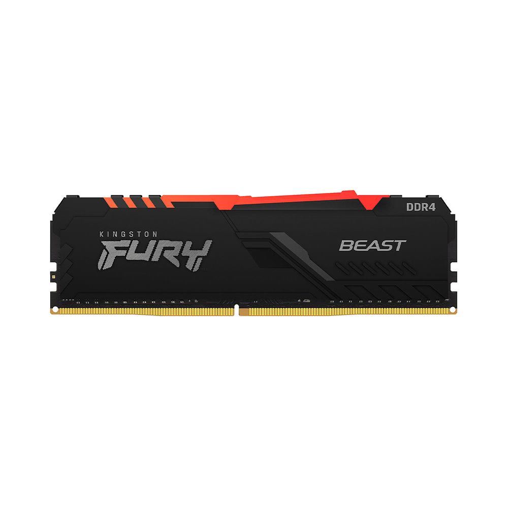 MEMORIA RAM DDR4 32GB 3600 KINGSTON FURY BEAST BK KF436C18BBA/32 RGB XMP