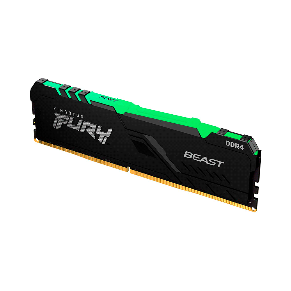 MEMORIA RAM DDR4 32GB 3600 KINGSTON FURY BEAST BK KF436C18BBA/32 RGB XMP