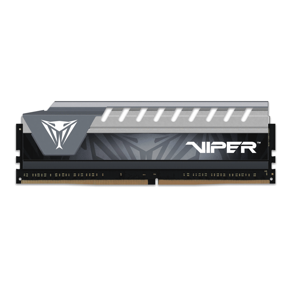 MEMORIA RAM DDR4 8G 2400 PATRIOT VIPER ELITE PVE48G240C6GY GRIS