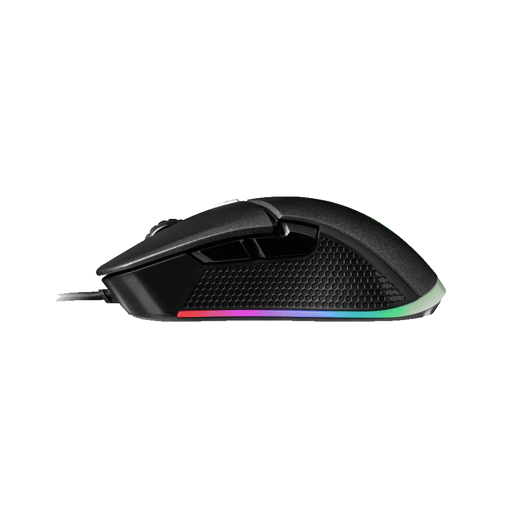 MOUSE GAMER USB MO-IRS-WDOHBK-04 IRIS RGB THERMAL OPTICO 5000DPI