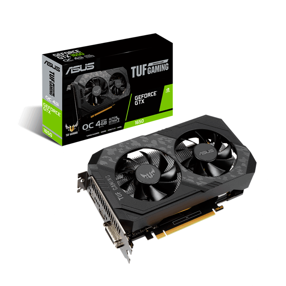 PLACA DE VIDEO ASUS GTX1650 OC 4GB DDR6 TUF-GTX1650-O4GD6-P-GAMING