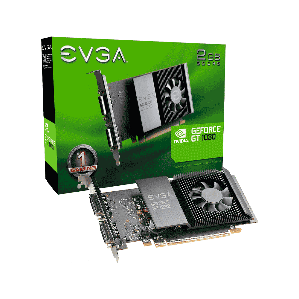 PLACA DE VIDEO EVGA GT1030 2GB DD5 02G-P4-6338-KR