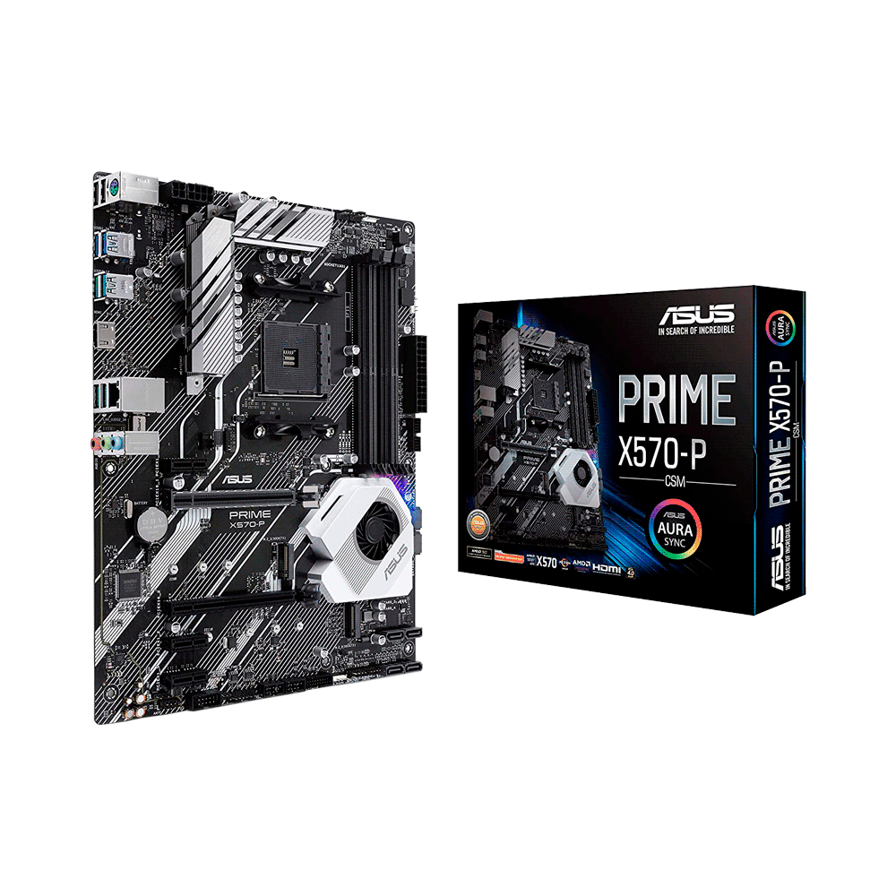 PLACA MADRE ASUS AM4 PRIME X570-P S/R/HDMI/DDR4/ATX