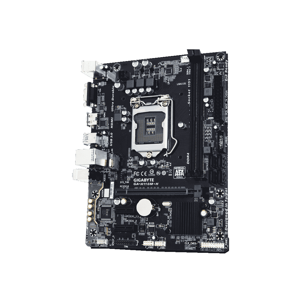 PLACA MADRE GIGABYTE 1151 H110M-H V/S/R/HDMI/DDR4/MATX