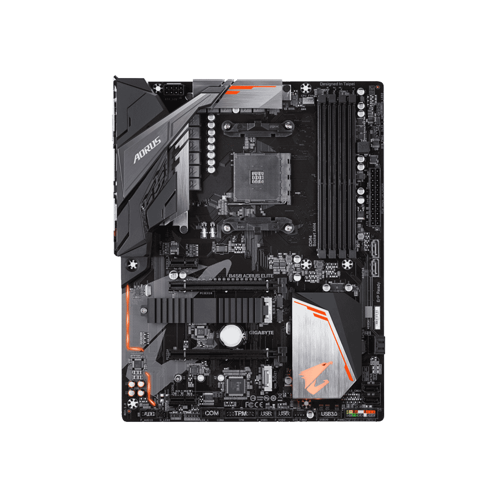 PLACA MADRE GIGABYTE AM4 B450 AORUS ELITE S/R/HDMI/DVI/M2/DDR4/ATX/RGB
