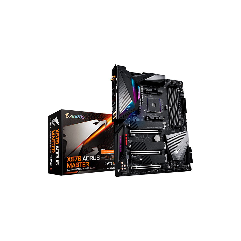 PLACA MADRE GIGABYTE AM4 X570 AORUS MASTER S/2R/WIFI/3M2/DDR4/ATX/RGB