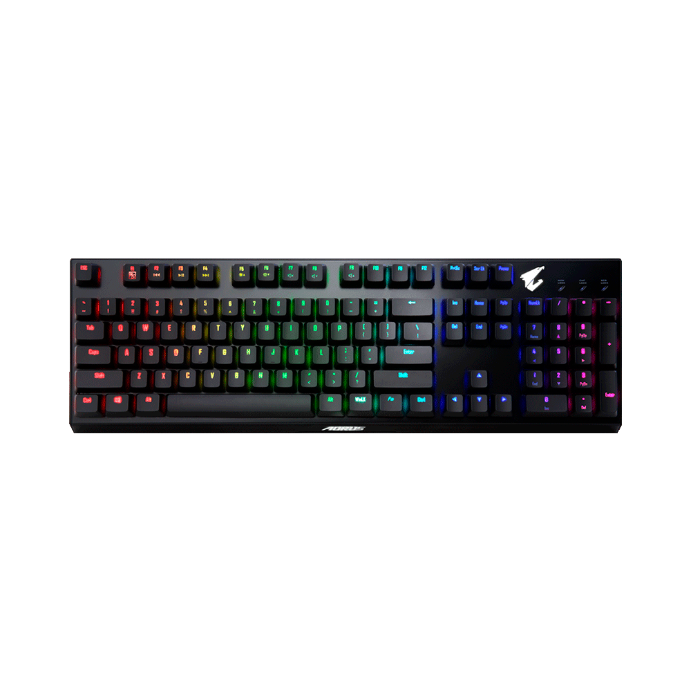 TECLADO GAMER USB AORUS K9 RGB GIGABYTE INGLES MECANICO