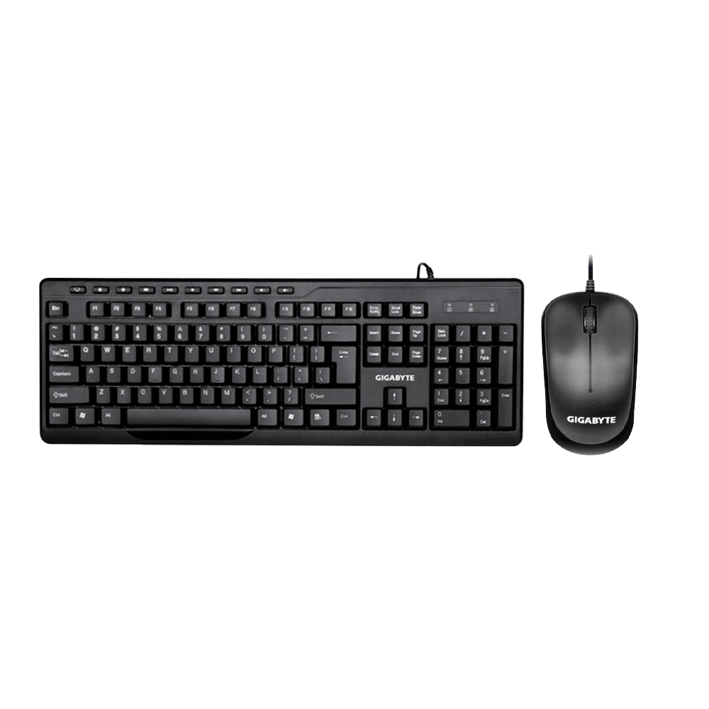 TECLADO+MOUSE GIGABYTE USB GK-KM6300 ING/ NEGRO