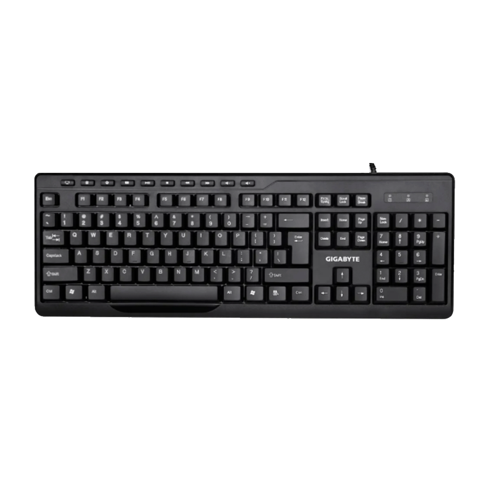 TECLADO+MOUSE GIGABYTE USB GK-KM6300 ING/ NEGRO
