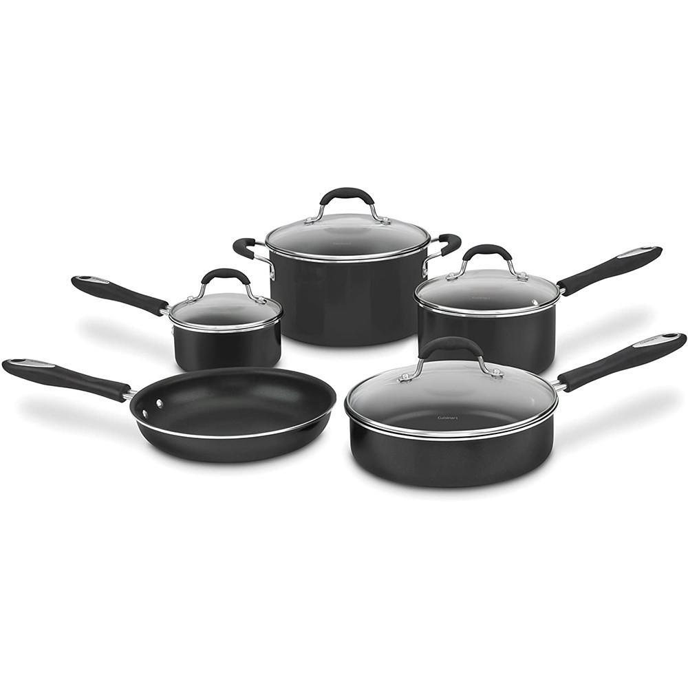 Juego de Ollas Cuisinart 11 Piezas Negro