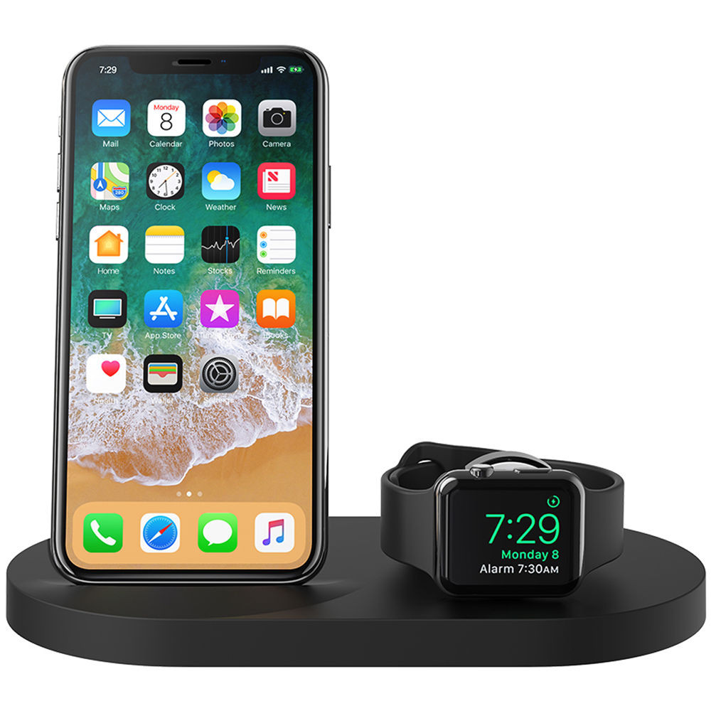 Cargador de mesa Belkin para iPhone y Apple Watch F8J235TTBLK