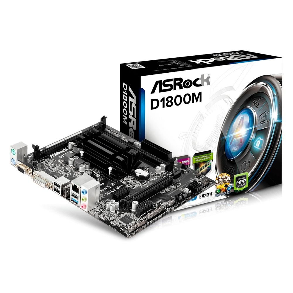 Placa Madre ASRock D1800M Intel Celeron J1800