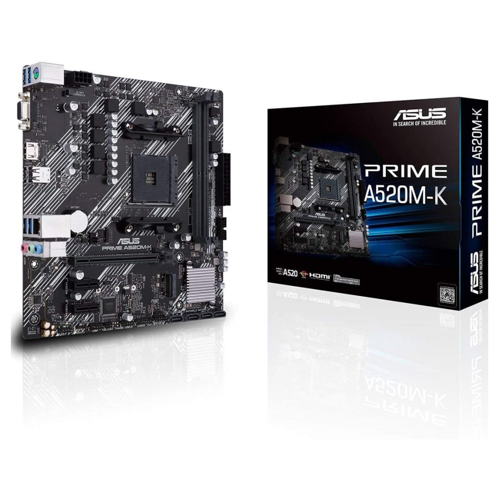 Placa Madre Asus AM4 A520M-K PRIME