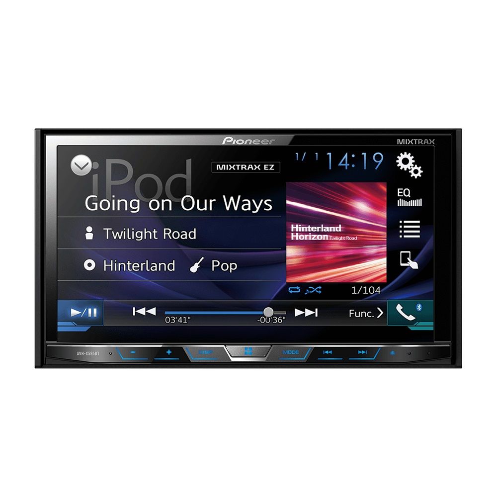 Radio Pioneer DVD 7" USB AVH-X595BT