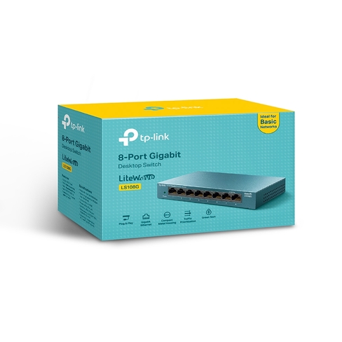 Repetidor TP-Link Hub Switch 08P LS108G