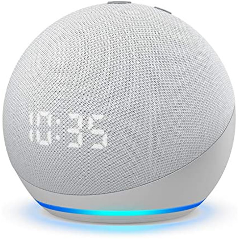 Amazon Echo Dot 4ª Generación Con Reloj
