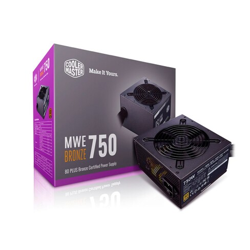 Fuente Cooler Master MWE 750 Bronze Plus