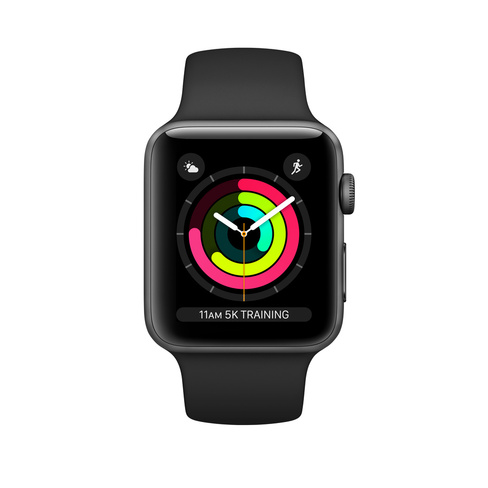 Apple Watch Series 3 (Caja de aluminio Gris Espacial con malla deportiva)