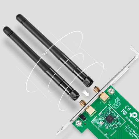 Adaptador de red inalámbrico TP-Link PCI Express TL-WN881ND N a 300 Mbps