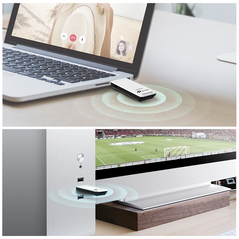 Adaptador Inalámbrico USB Tp-Link TL-WN821N de 300Mbps