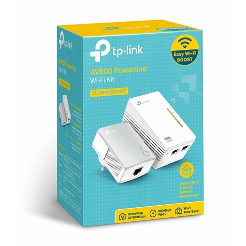 Kit Extensor TP-Link Powerline WiFi AV600 a 300 Mbps