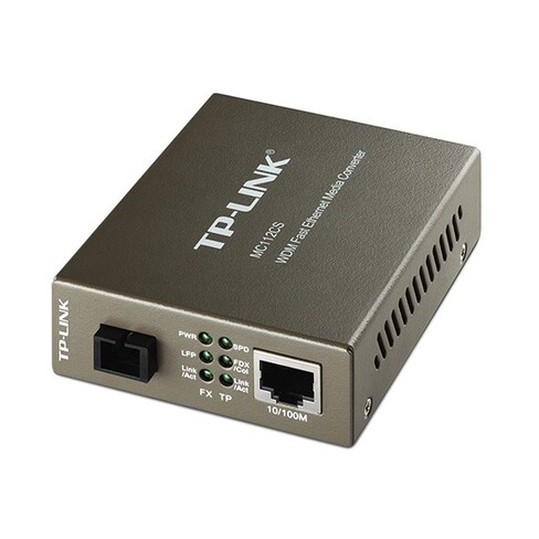 Convertidor Multimedia WDM TP-Link de 10/100Mbps MC112CS
