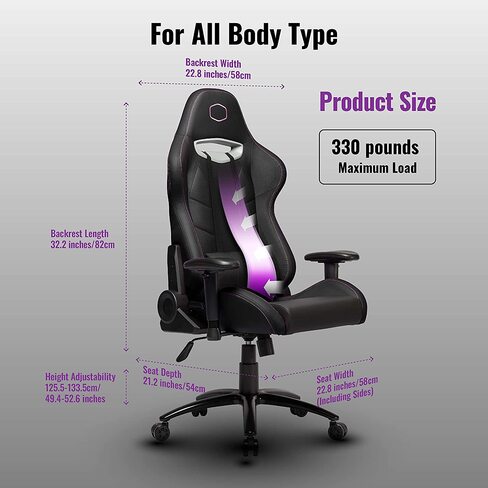 Silla Gamer Cooler Master Caliber R2