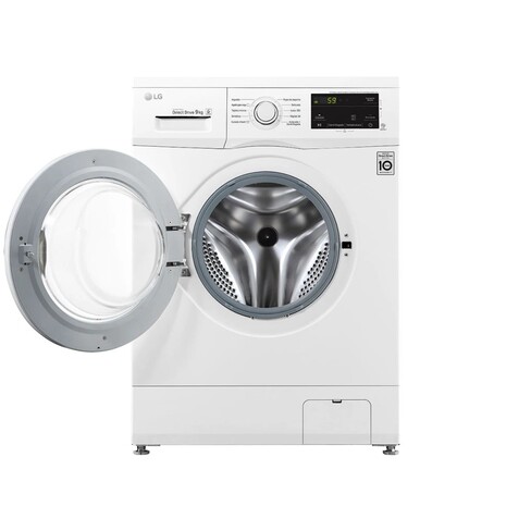 Lavarropas LG de Carga Frontal Inverter 9Kg WM9WE6