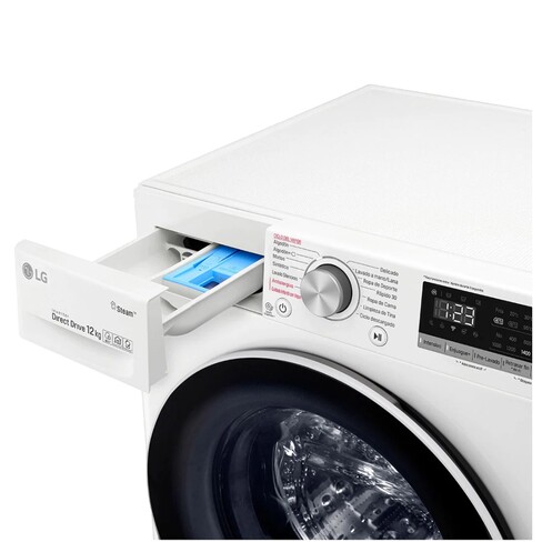 Lavarropas LG de Carga Frontal Inverter 12Kg WM12WVC4S6