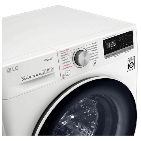 Lavarropas LG de Carga Frontal Inverter 12Kg WM12WVC4S6