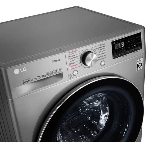 Lavarropas LG de Carga Frontal Inverter 12Kg WD12VVC3S6C