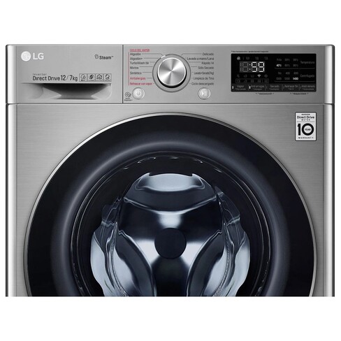 Lavarropas LG de Carga Frontal Inverter 12Kg WD12VVC3S6C