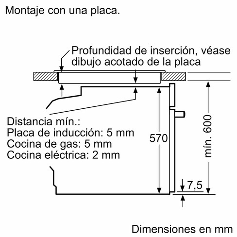 Horno Electrico Bosch Empotrable 71 lts HBA512BR0