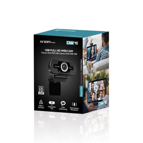Webcam Argom CAM40 Full HD 1080P con microfono