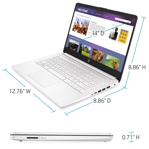 Notebook HP de 14" HD con Intel Celeron N4020 W11