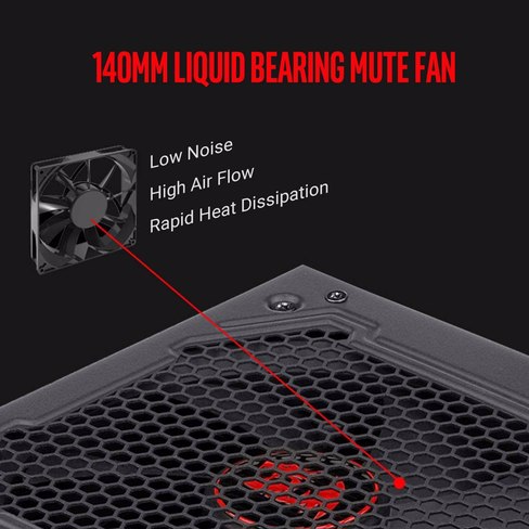 Fuente De Alimentación Redragon 700W RGPS GC-PS005 80 Plus Bronze Modular