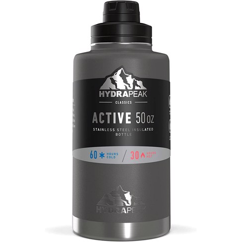 Botella de acero inoxidable Hydrapeak Active 1.5L Wide (Classics) - Mercado  Digital