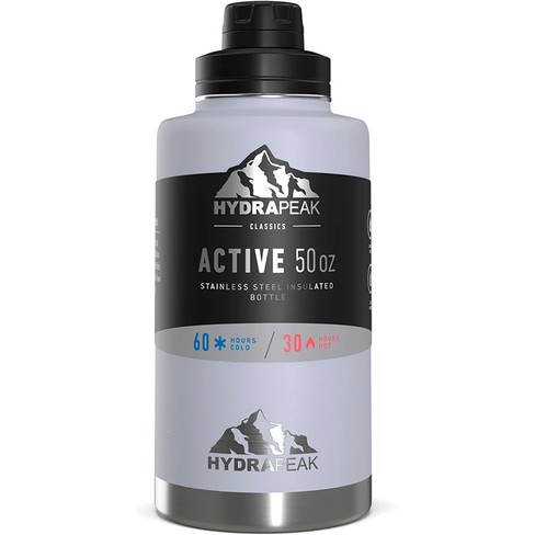 Botella de acero inoxidable Hydrapeak Active 1.5L Wide (Classics) - Mercado  Digital