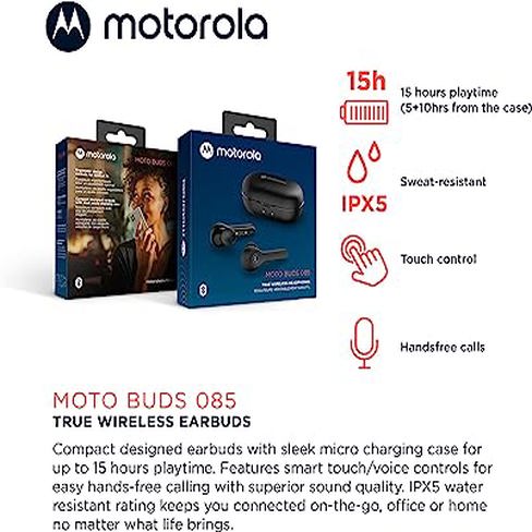 Audífonos True Wireless Motorola Manos Libres Moto Buds 085