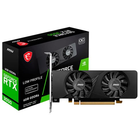 Tarjeta grafica MSI LP OC 6GB GeForce RTX3050 GDDR6 912-V812-023