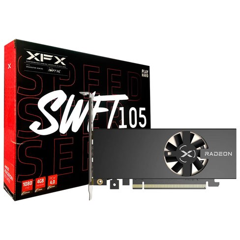 Tarjeta grafica XFX Speedster SWFT105 4GB Radeon RX6400 GDDR6 RX-64XL4SFG2
