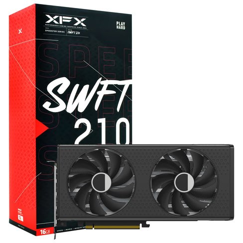 Tarjeta grafica XFX Speedster SWFT210 Radeon RX 7600XT CORE con 16 GB GDDR6