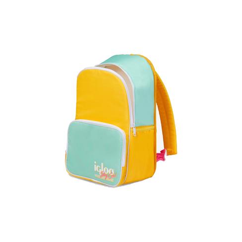 MOCHILA TERMICA IGLOO 24 LATAS RETRO BACKPACK AMARILLO/VERDE 60967