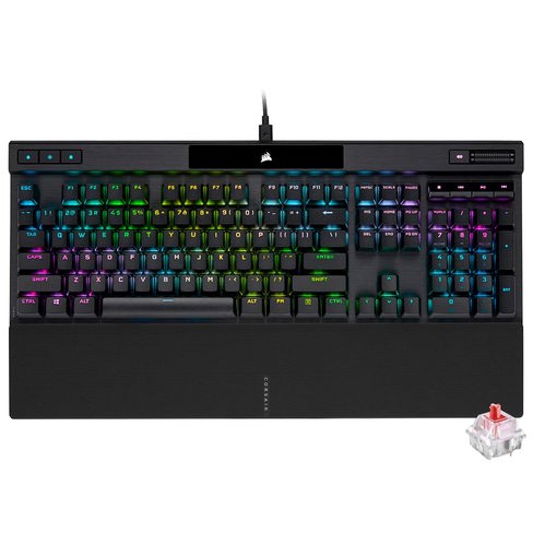 Teclado Gamer Mecanico Corsair K70 RGB Pro USB RGB Cherry MX RED Ingles CH-9109410-NA