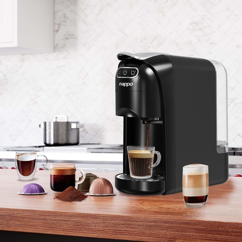 Cafetera NAPPO 3 en 1 multicápsulas NEC-215
