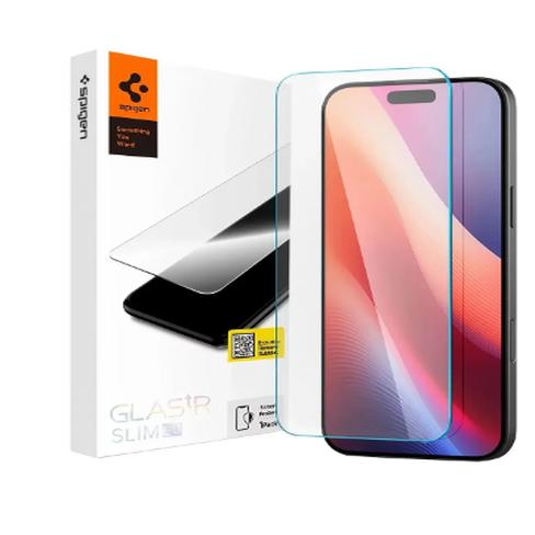 PROTECTOR DE PANTALLA SPIGEN IPHONE 16 PRO MAX SLIM GLASTR HD AGL07916